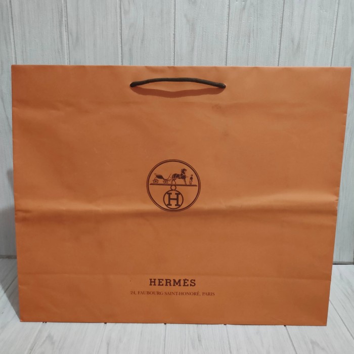 

(TERLARIS) paperbag hermes authentic / paper bag hermes original / box hermes ori