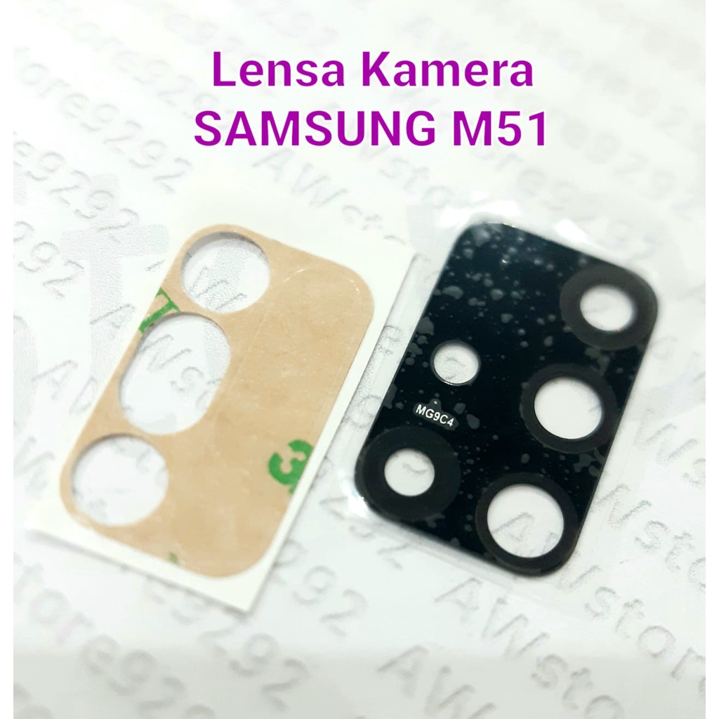 Camera Lens Lensa kamera kaca kamera belakang Samsung M51