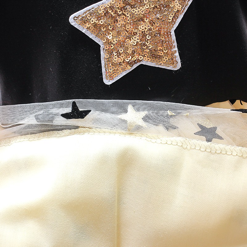 HappyOliver DRESS BLESSING STAR PDK EBV Baju Dress Anak Perempuan Import 1 - 7 Tahun/Baju Dress Anak Perempuan Impor/Dress Bayi Perempuan/Gaun Bayi Perempuan/Dress Pesta/Dress Bayi