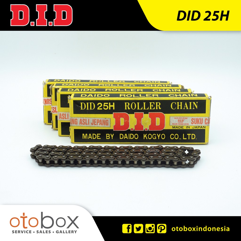 Rantai DID CAM CHAIN 25H-90L