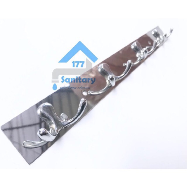 Kapstok stainless 4 kait NARITA gantungan baju 4kait Kapstok stainless 4 kait NARITA gantungan baju 4kait