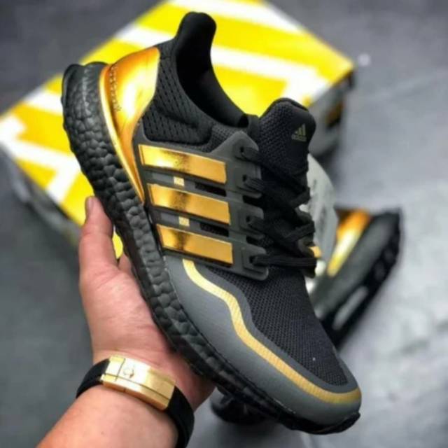ADIDAS ULTRABOOST MTL METALLIC GOLD PK GOD KILLER FULLSET REALBOOST SNEAKERS PRIA HYPE FREE PAPERBAG