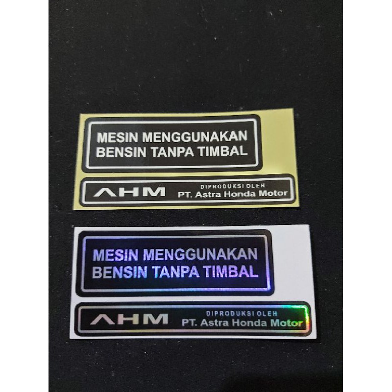 STICKER AHM TANKI BENSIN PRINCUTT