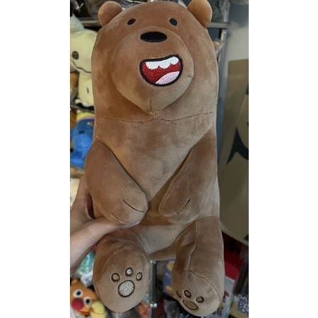 Boneka We Bare Bears Grizzly