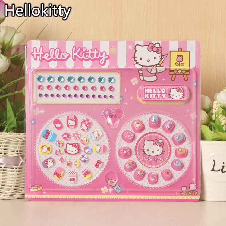 Stiker Kuku Gambar Kartun Hello Kitty For Nail Art Stiker kuku