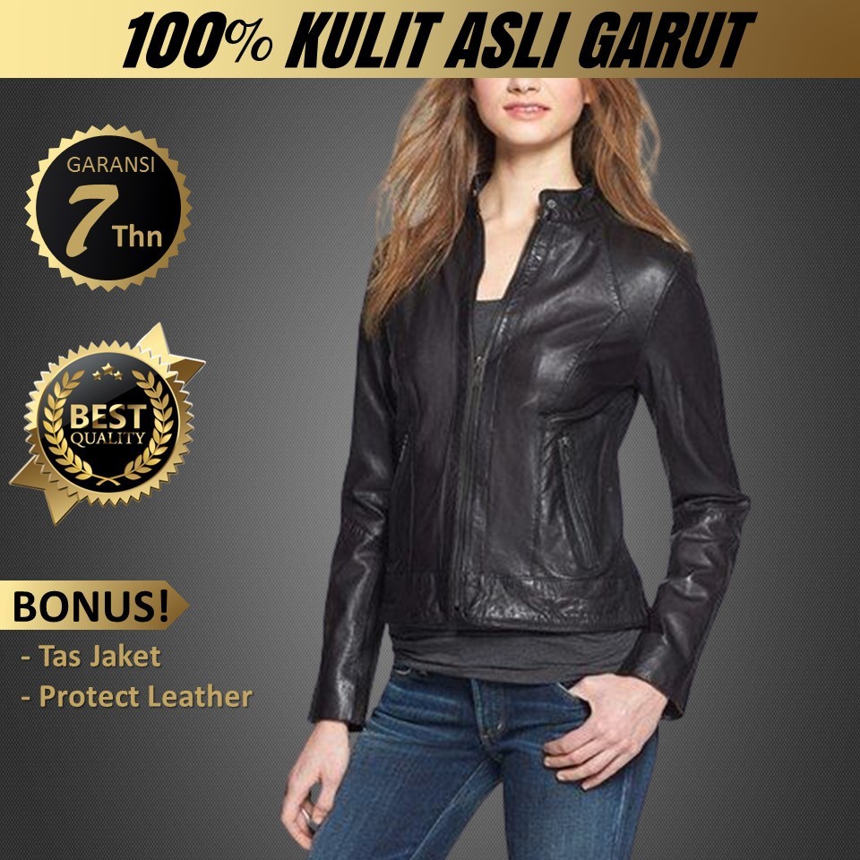 Jaket Kulit Asli Wanita Original