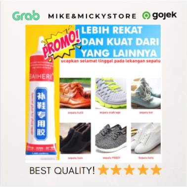 lem super sepatu sandal tahan air