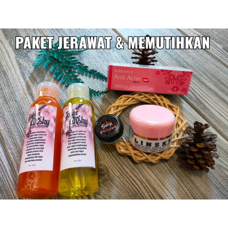 SEPAKET LINSKY PINK ORIGINAL 100% BERSEGEL