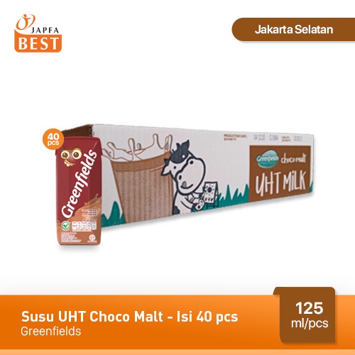 

Ee51F10 Susu Uht Choco Malt Greenfields 125 Ml - Isi 40 Pcs 6ddv