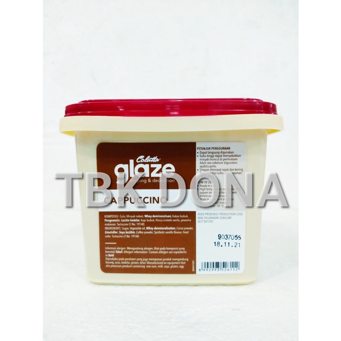 

Jual Colatta Glaze Toping Rasa Cappucino 1 Kg