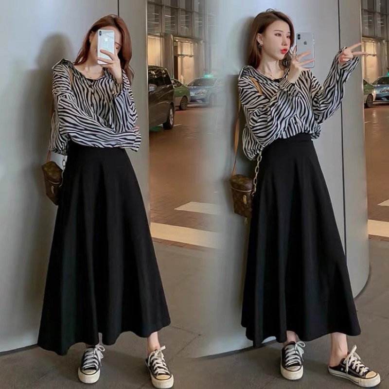 rok korea / rok shakila panjang wanita / long skirt all size