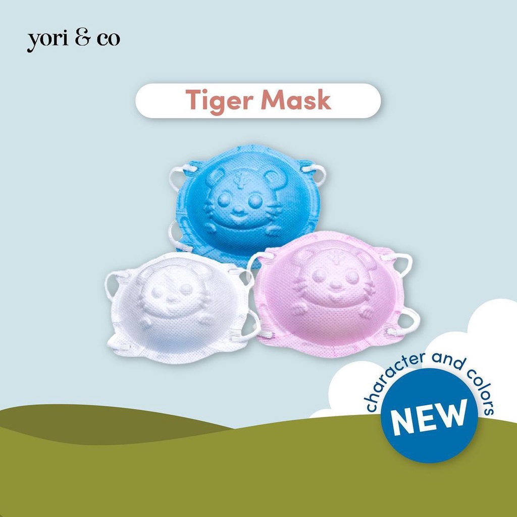 Yori &amp; Co - Kids 3D Protective Children Mask 4PLY Masker Anak - yoriandco Yori&amp;Co - Baby 4 ply Lapis 10pcs Box