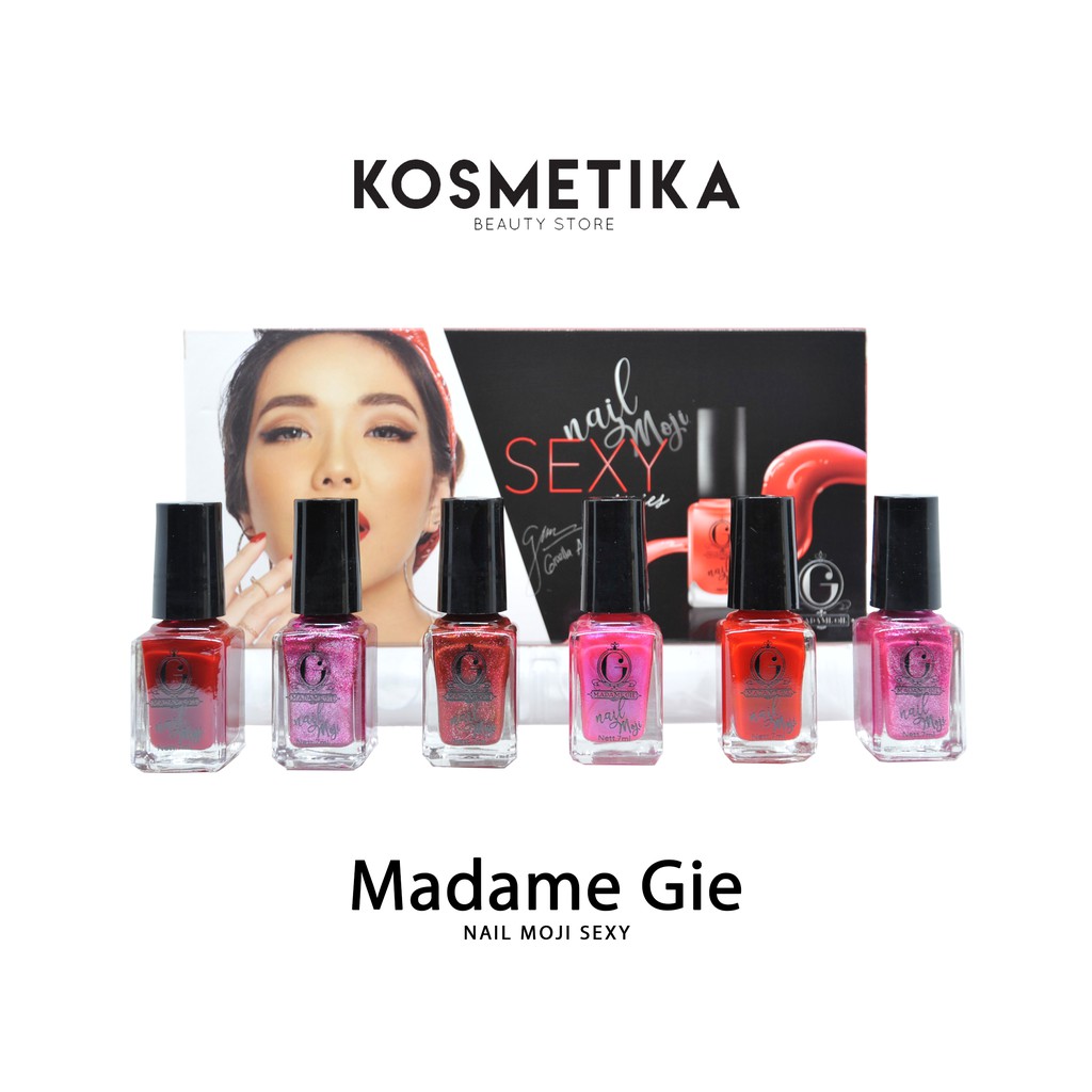 Madame Gie Nail Moji (1 Set 6 Pcs) - Sexy