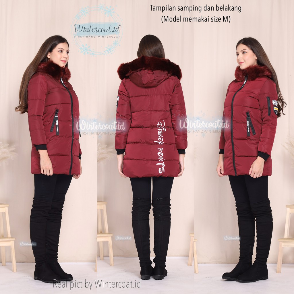 READY INDONESIA FIFI Winter coat women mantel hangat cewek wanita musim dingin jumbo big size