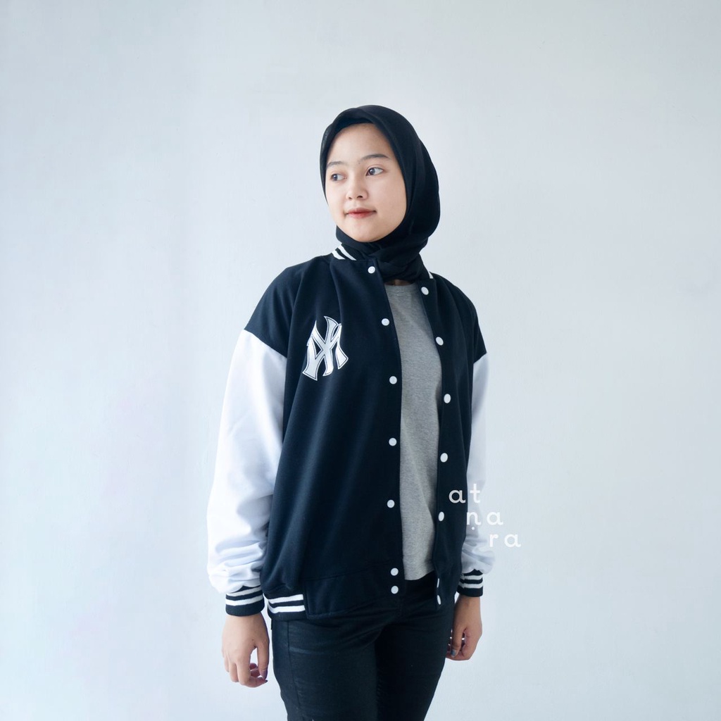 Nara Grosir - NY XXL Baseball Jaket l Varsity Jaket Terbaru
