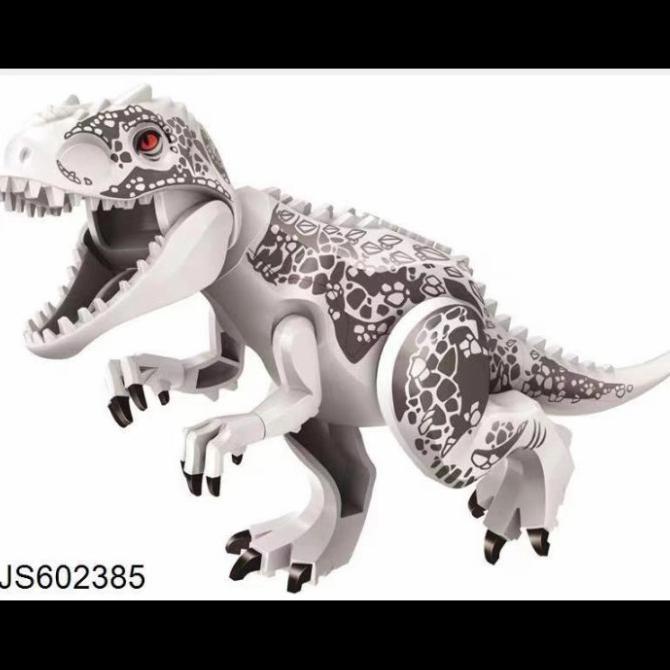 Melissa.Yuee| Lego Building Block Jurassic Dinosaurus World Indominus Rex - Putih