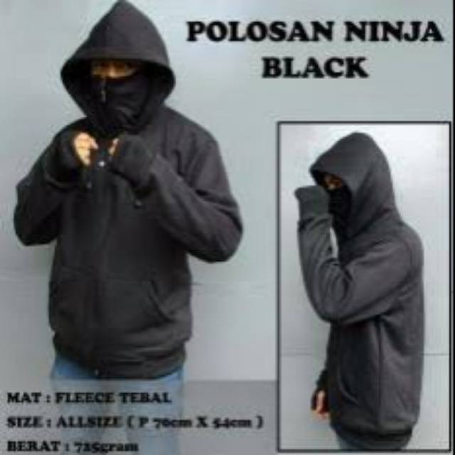 Jaket ninja gaiden polos