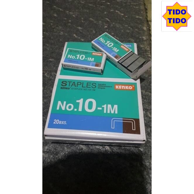 

[TIDO] ISI STAPLES KENKO NO 10 - 1M 1000 STAPLES GROSIR TERMURAH