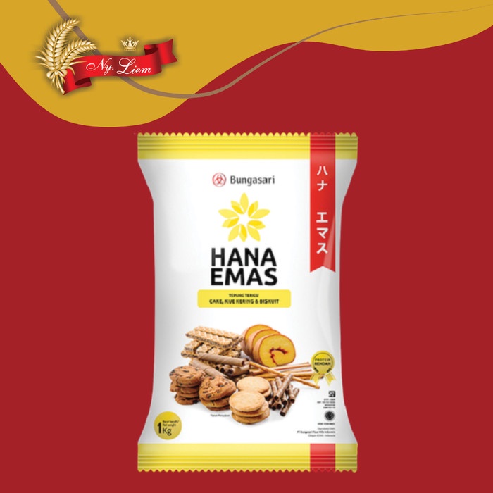 

Ds510 Tepung Terigu Hana Emas - Protein Rendah 1 Kg Gr6B0B1