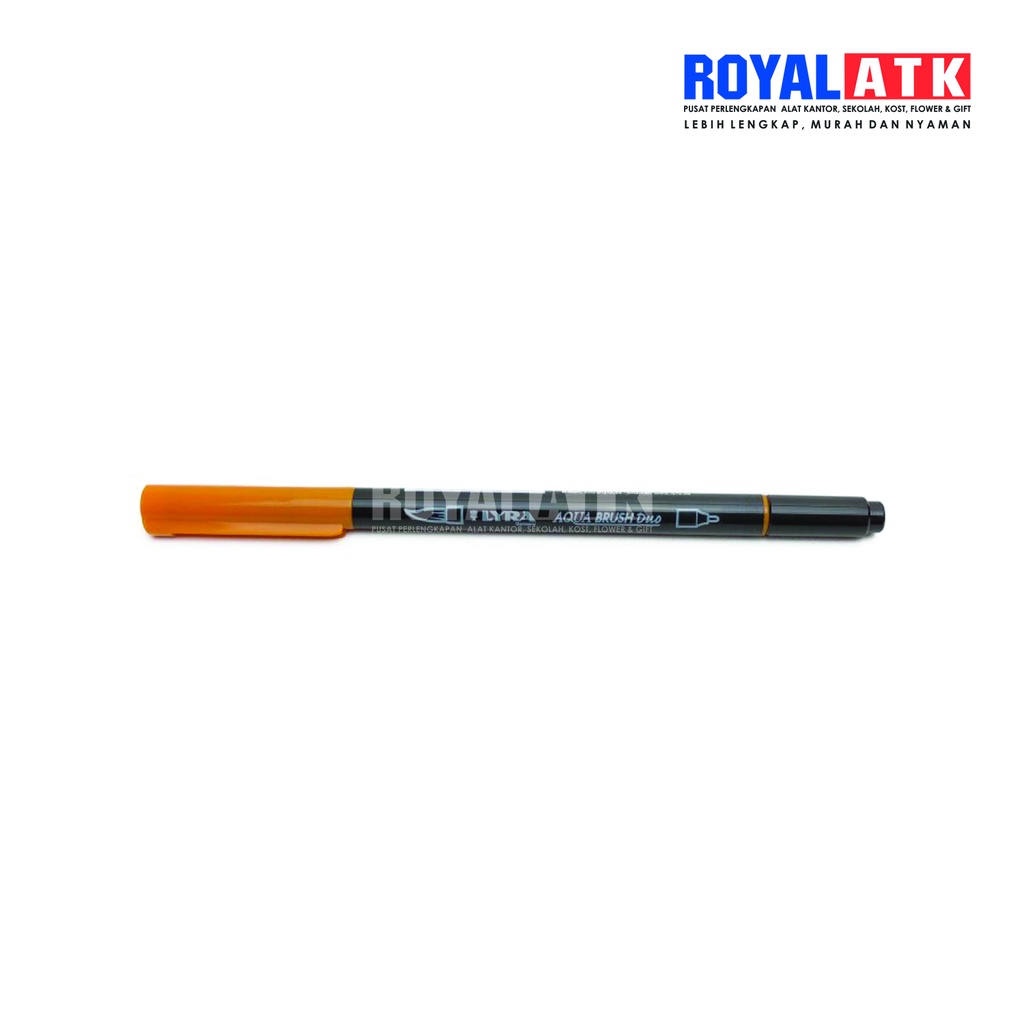 Lyra Aqua Brush Pen Duo Satuan 36 Warna - Raw Sienna