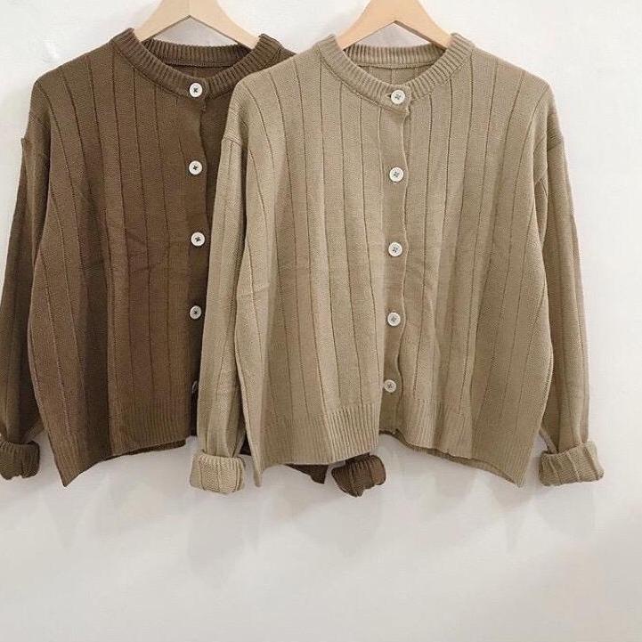 ⚡️Import Terbaik⚡️ KARDIGAN WANITA ALIN KNITE CARDY | RAJUT MURAH KOREAN/ GEA CARDIGAN OVERSIZED KAR