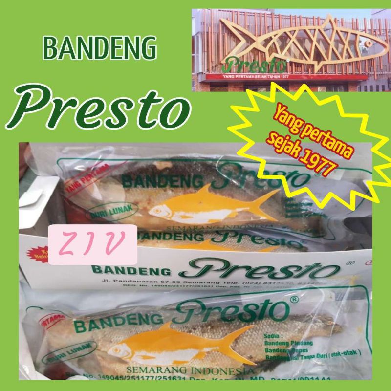 Vacum -  Isi 3 atau 4 Bandeng PRESTO Asli Semarang Duri Lunak - Bandeng Presto asli Semarang