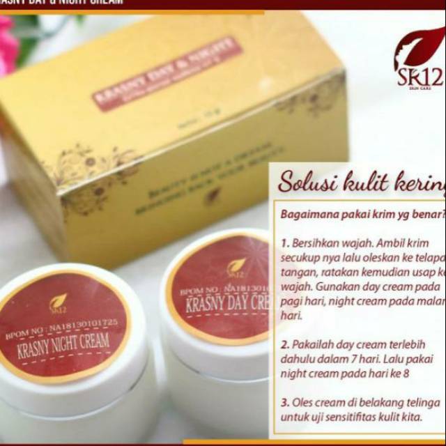 Paket hemat krasny 1 SR12 BPOM ORIGINAL
