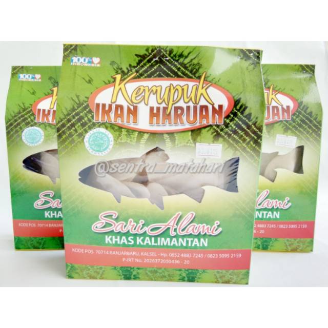 

Kerupuk Ikan Haruan Sari Alami 250gram