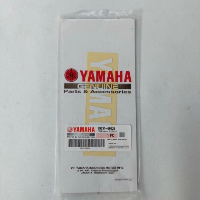 Emblem Stiker Yamaha Tutup Shock Depan Yamaha Sigma Fizr Original YGP