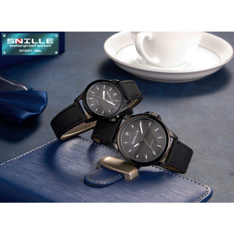 SNILLE jam tangan 1041 G  ( couple pasangan ) tahan air