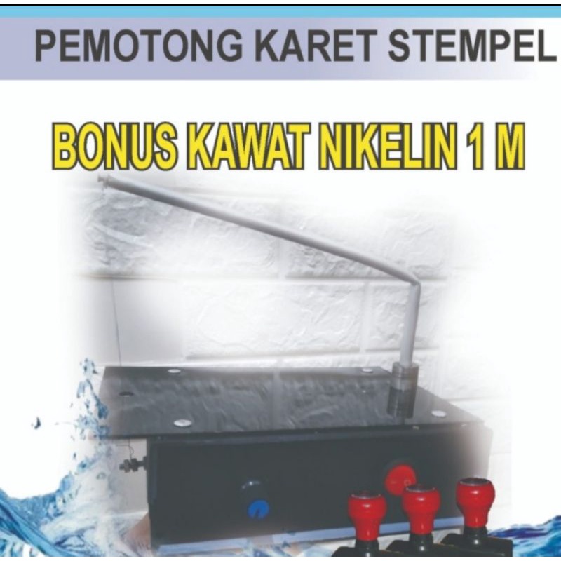 

mesin alat pemotong karet stempel/gabus/sterefoam bonus kawat 1 m