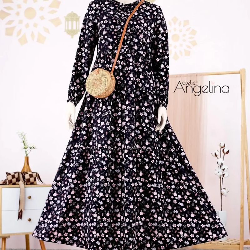 Bella Mixed floral black size L by Atelier Angelina