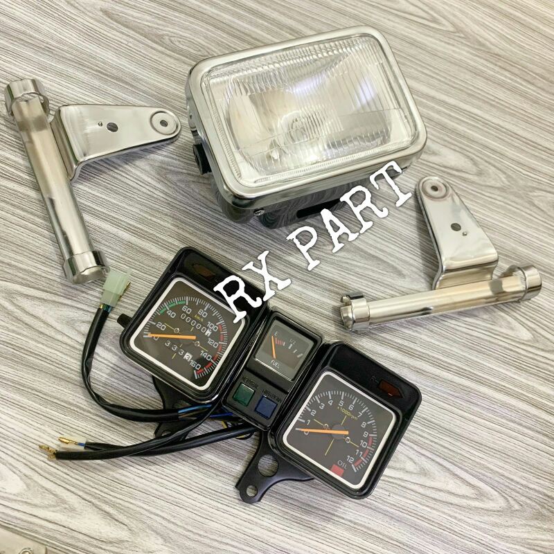 Lampu Depan / Headlamp RX KING COBRA / RX KING LAMA + Kuping Lampu RX KING COBRA / RX KING LAMA + Sp