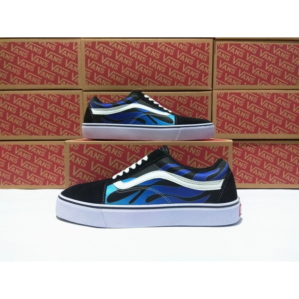 vans blue fire