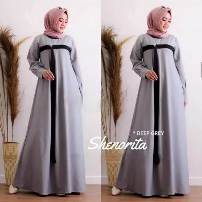 5L XXXL XXL XL L M S | SHENORITA MAXI DRESS BIG SIZE R_PROJECT-grey