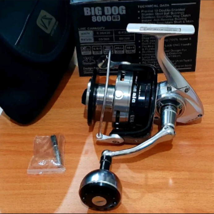 Termurah.. Reel Versus Mustang 8000 Power Handle Cv