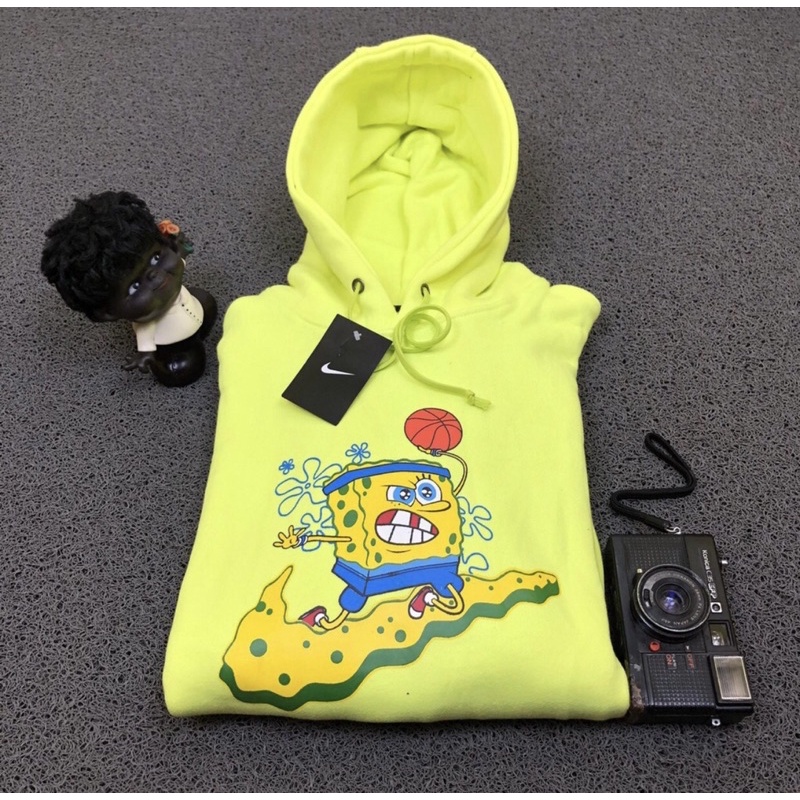 JAKET SWEATER HOODIE NIKE KYRIE SPONGEBOB KUNING STABILO AUTHENTIC PREMIUM BEST SELLER