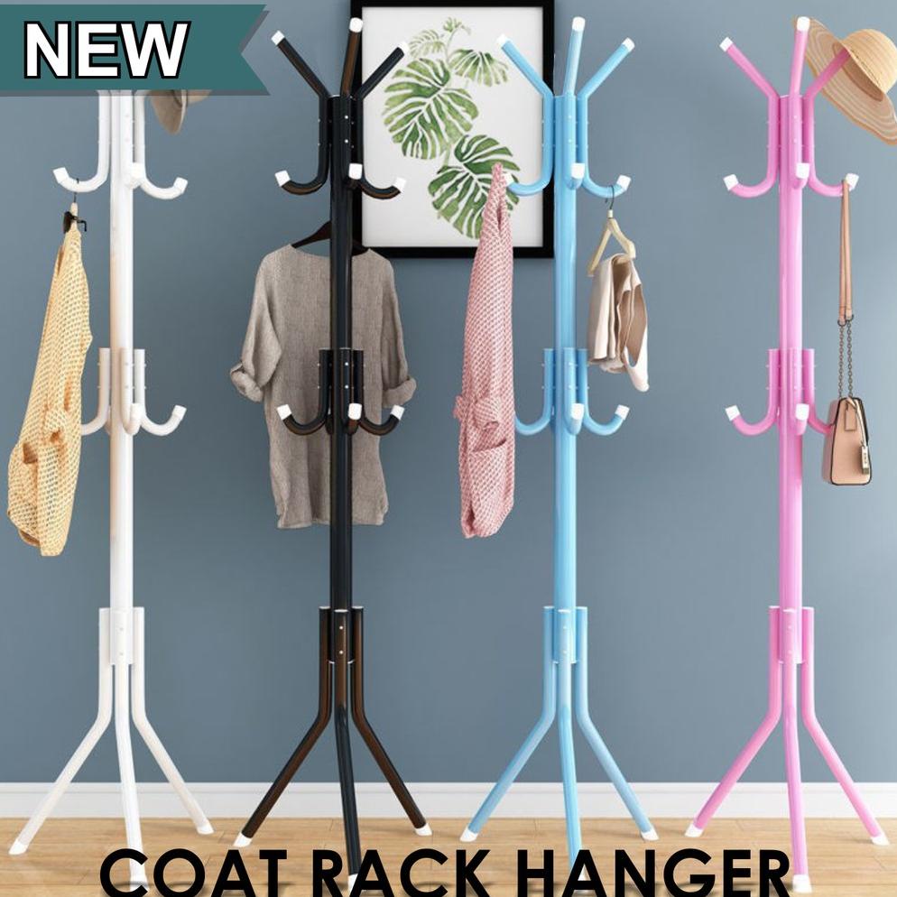 STAND HANGER GANTUNGAN BAJU COATRACK GANTUNGAN TAS DAN TOPI TAS GANTUNGAN AESTHETIC STAND HANGER MIN