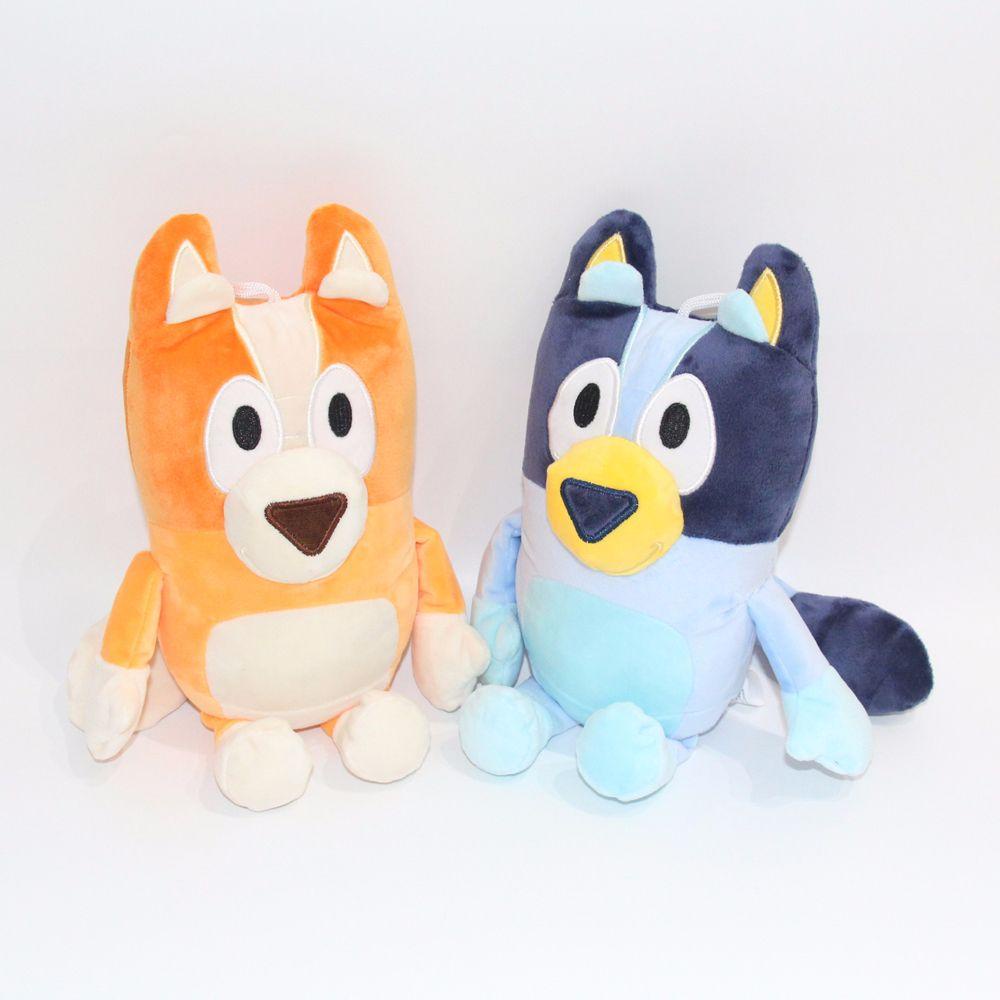 NICKOLAS1 Bluey Bingo Boneka Plush PP Katun Lembut Anak Hadiah Bluey Mom/Dad Kartun Hewan Anjing Bluey Keluarga