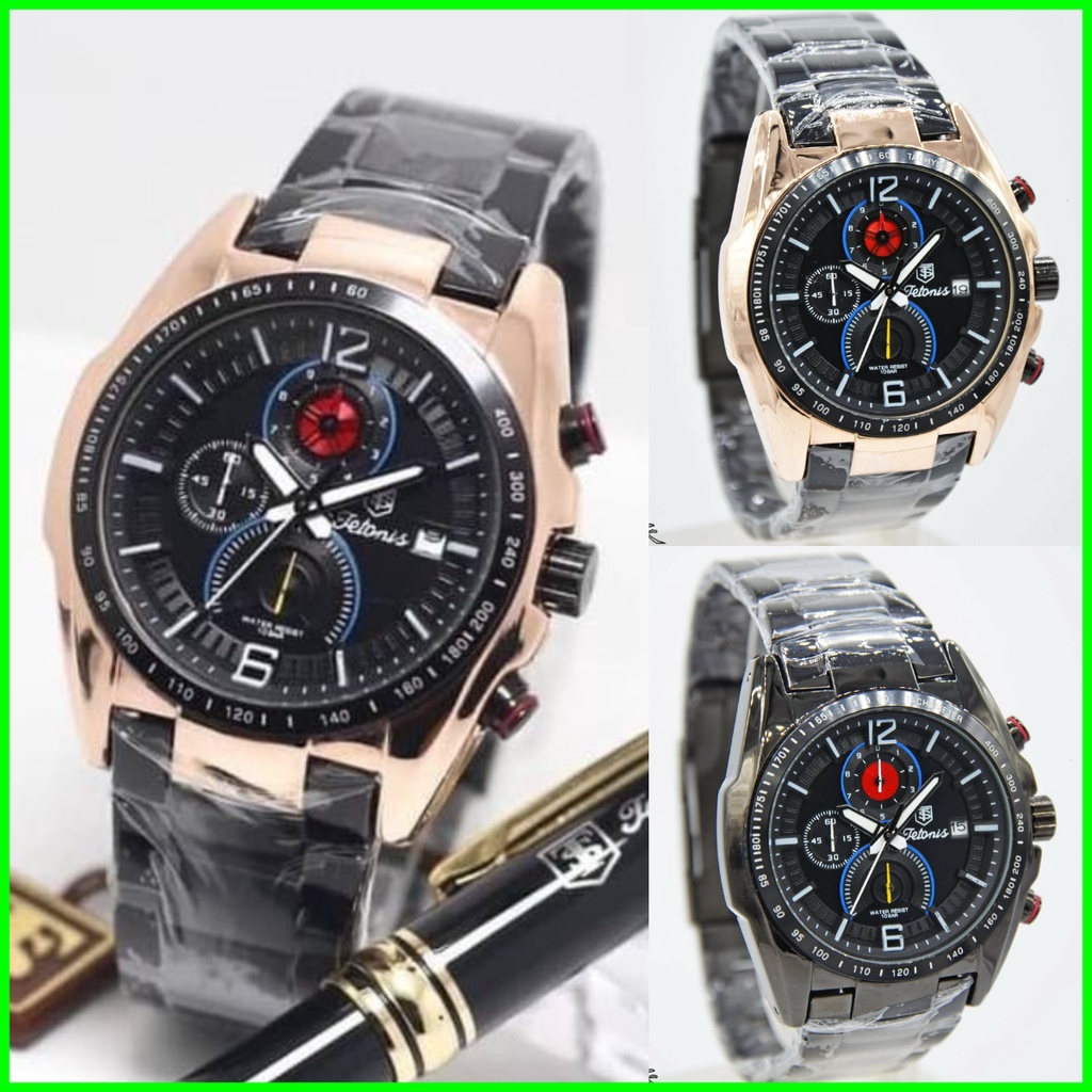 Jam Tangan Pria Tetonis TS 6078 / TS6078 FREE PULPEN - Original Garansi RESMI / AC 6224 AC 6225 AC 6226 / AC6224 AC6225 AC6226