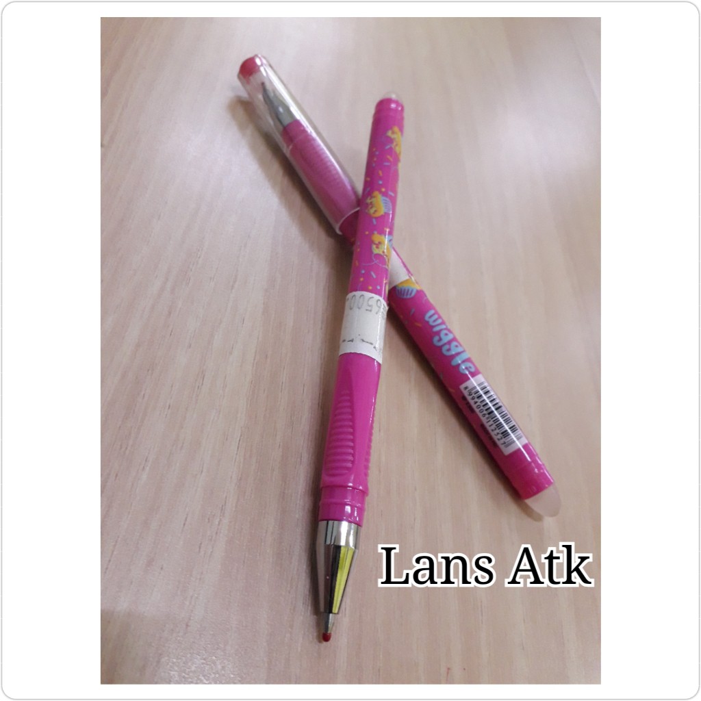 

Wiggle Cupcake Erasable Pen pulpen dengan penghapus nya