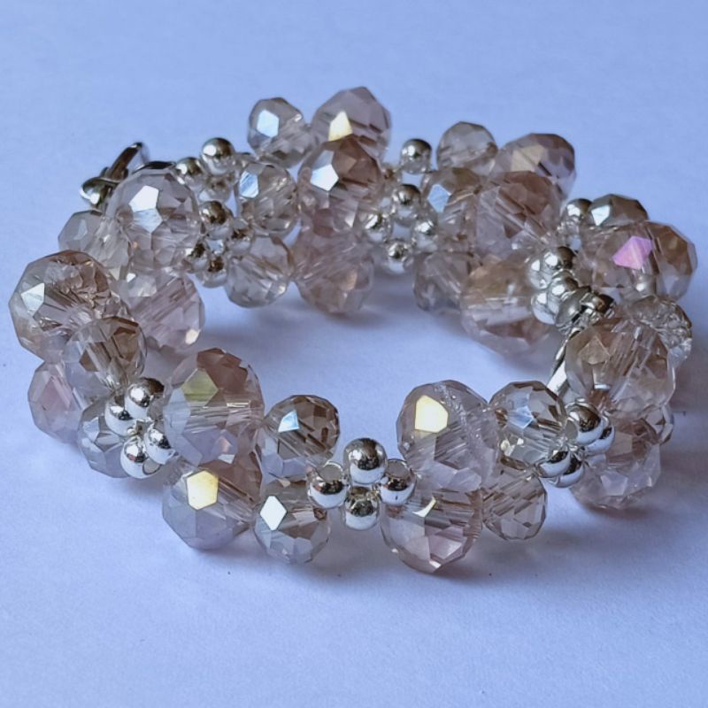 connector kristal hijab pengait masker premium mewah