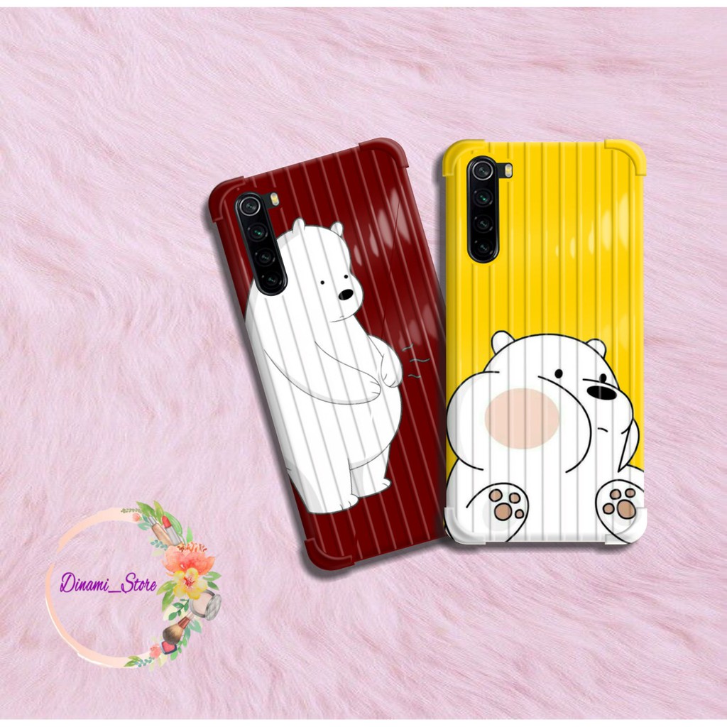 softcase bear clipart Oppo A3s A1k A5 A9 2020 A7 F9 A5s A31 A52 A92 A37 A53 A83 F1s F11 Pro DST1467