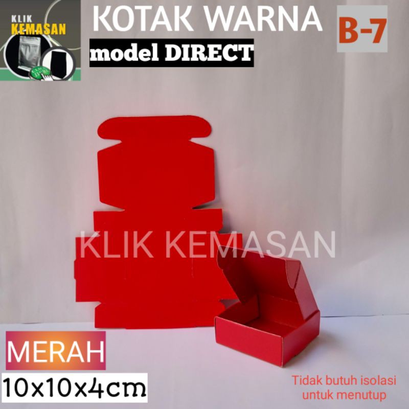 

Isi 36pcs KOTAK AKSESORIS 10x10x4 MERAH GLOSSY TEMPAT SOUVENIR PILLOW BOX KARDUS BUNGKUS KADO