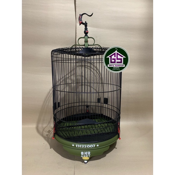 SANGKAR KANDANG  MURAI BNR ARMY NO 2 (free cepuk bnr)