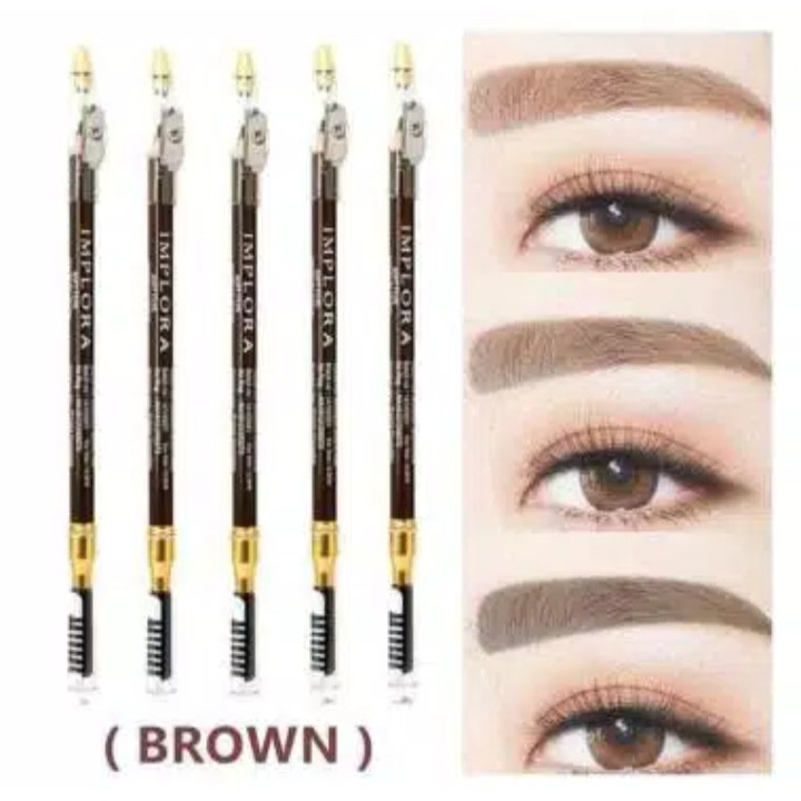 EYEBROW IMPLORA WARNA COKLAT / Pensil Pewarna Alis