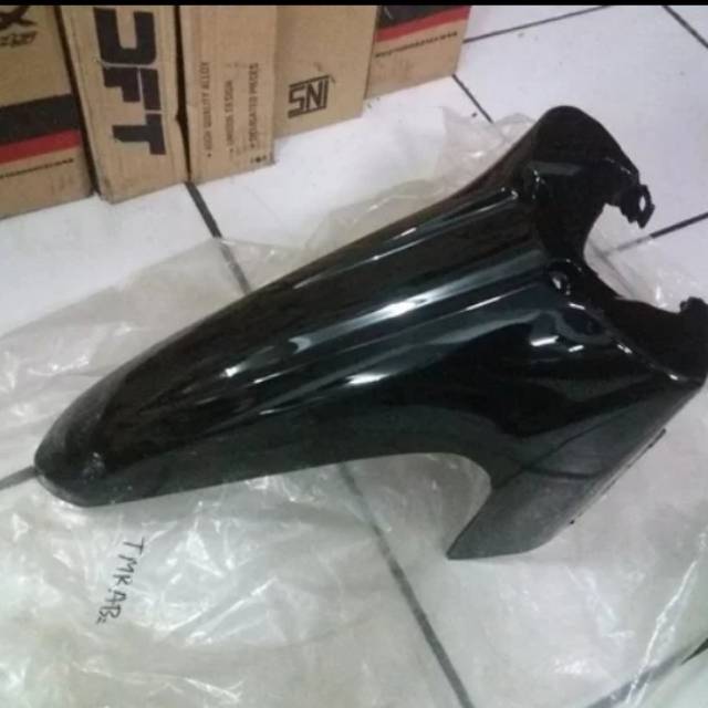 cover body Spakbor depan A VEGA ZR,HITAM terlaris