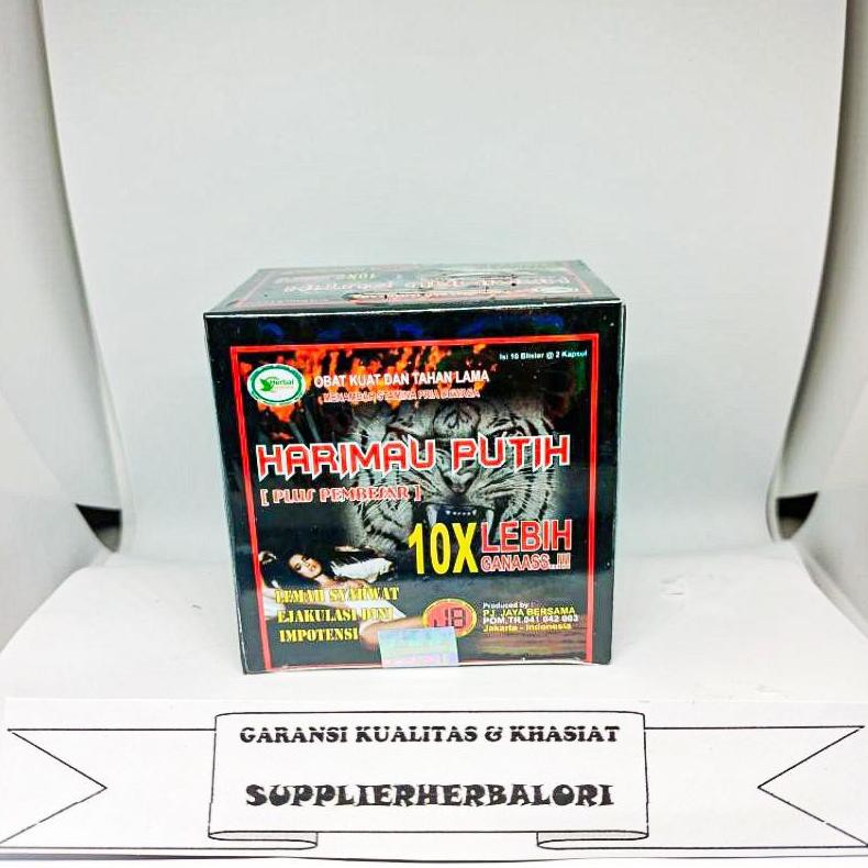 KAPSUL HARIMAU PUTIH10X ORIGINALL PREMIUM DISKON