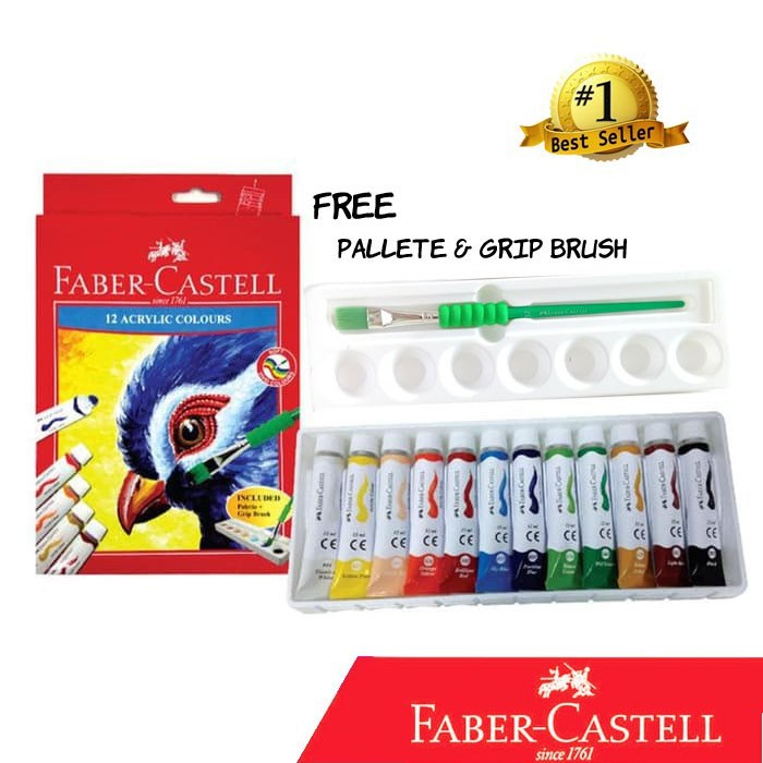 

Cat Akrilik Faber Castell Tube 12 ml