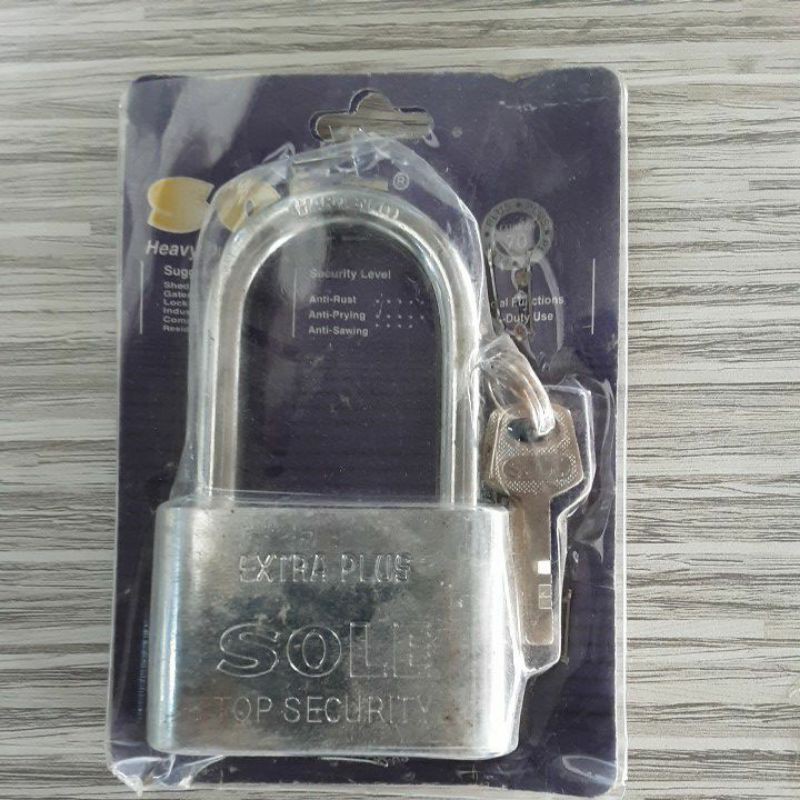 GEMBOK 70L SOLE / GEMBOK PUTIH 70MM LEHER PANJANG MERK SOLE